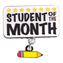 Student of the Month Pencil Dangler Pin