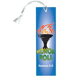 Custom Bookmark - Honor Roll Torch