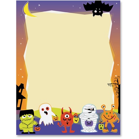 Mini Monsters Border Printable Paper | Anderson's