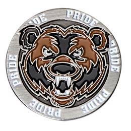 Bear Pride Mascot Pin
