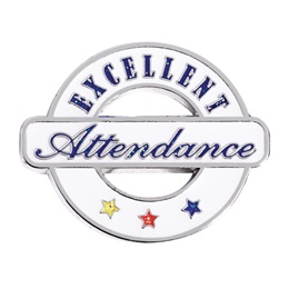 Attendance Award Pin - Excellent Attendance