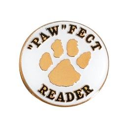 Reading Award Pin - "Paw"Fect Reader