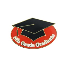Graduation Award Pin - 6th Grade Graduate
