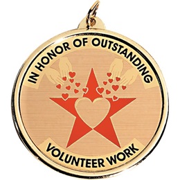 Holographic Medallion - Outstanding Volunteer