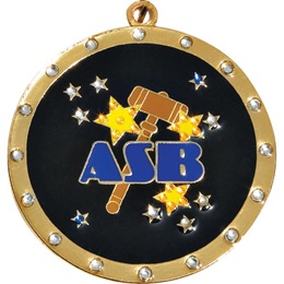 Rhinestone Medallion - ASB