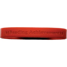 Engraved Silicone Wristband - Reading Achievement