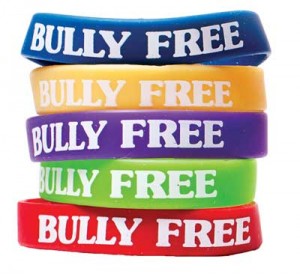 Andersons Middle School bully free wristbands