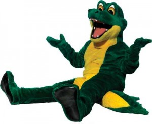 Practice moving in your mascot costume, including sitting.