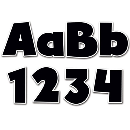 Bold Letter and Number Cut Out Set | Anderson's