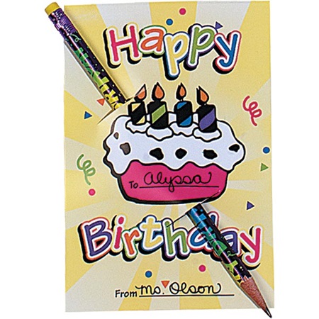 Happy Birthday Pencil Card | Anderson's