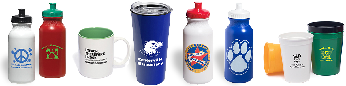 Hero Elementary Personalized Water Bottle