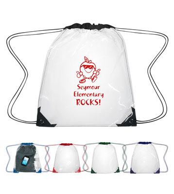 See-Through Drawstring Backpack