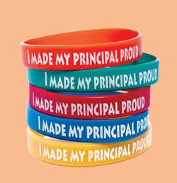 Made My Principal Proud Silicone Wristband