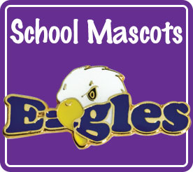 Shop School Mascot Pins