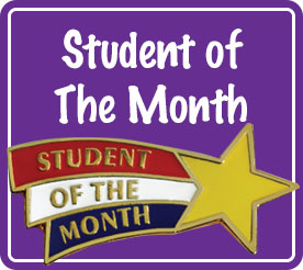 Shop Student of the Month Pins
