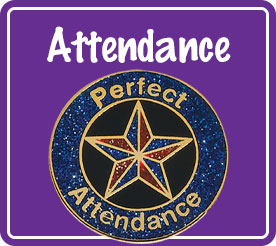 Shop Attendance Pins