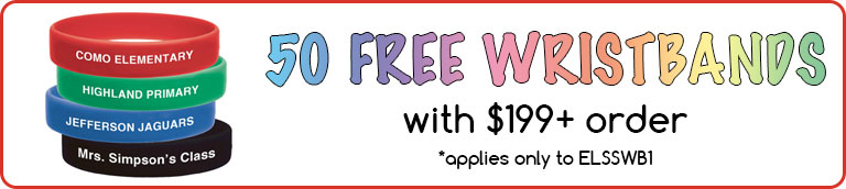Get 50 Free Wristbands with $199+ Orders