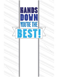 Hands Down, You're the Best! Gift Card Holder