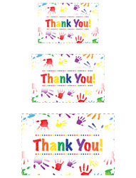 Thank You - Handprints Gift Tags
