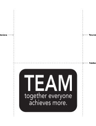 TEAM Thank You Card