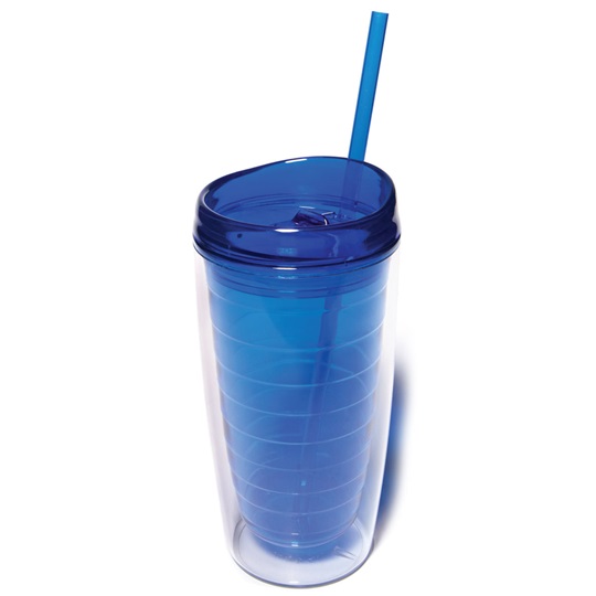 16 oz. Custom Tumbler Cup with Straw