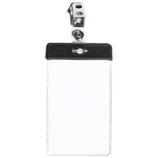 Plastic sales id clip