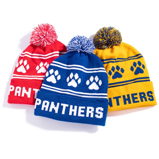 Pink Jeep Beanie With Paw Prints Accessories Jeep Paw Print  display picture 1