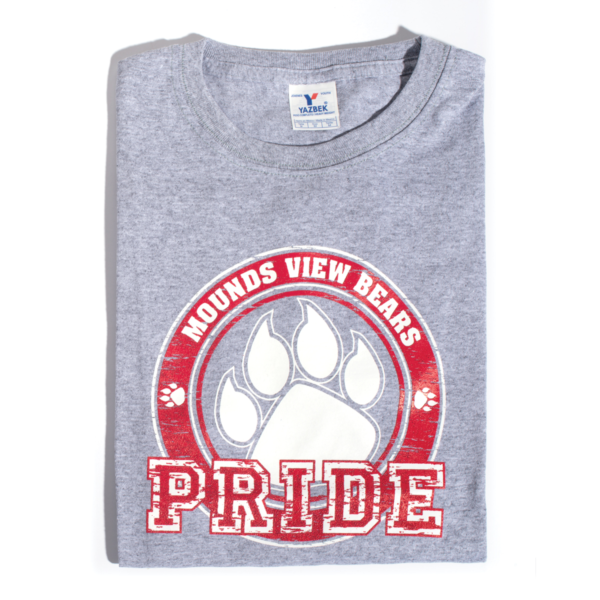 Paw Pride Youth T Shirt With Red Design It S Elementary