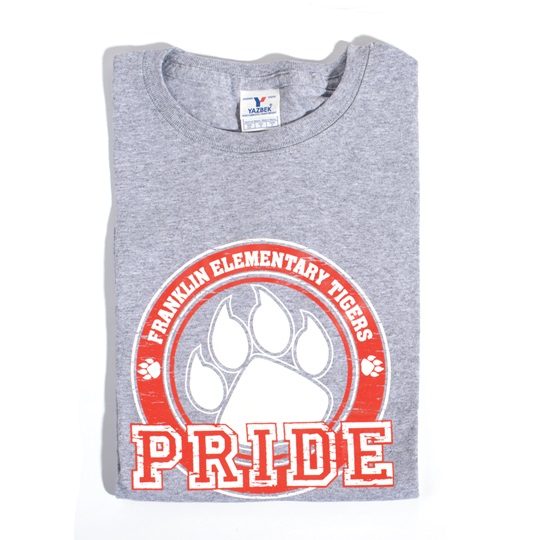 Paw Pride Adult Custom T Shirt Orange Design It s Elementary