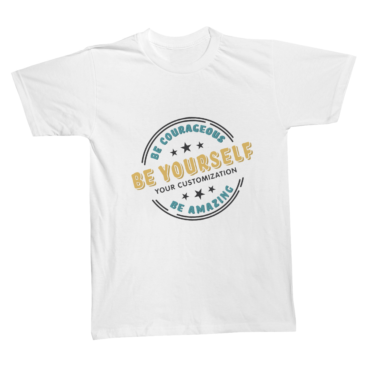 Gentagen Bourgogne Rytmisk Be Yourself Custom Adult T-Shirt | It's Elementary