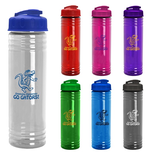 Water bottle with sales flip top