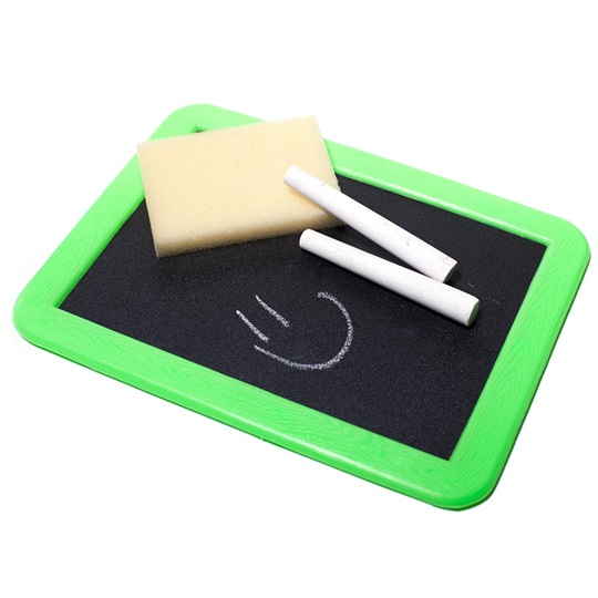 Kids Chalkboard & Eraser Set with Chalk