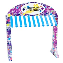 Colorful Stars Table Awning Kit - Personalized