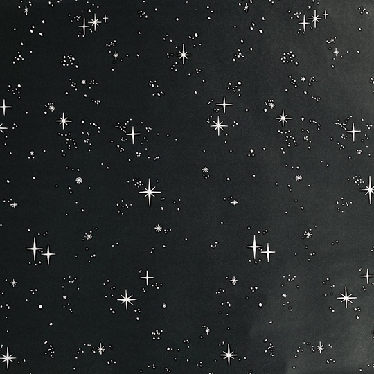 Corrugated Decorating Paper - Black Stars | It's Elementary