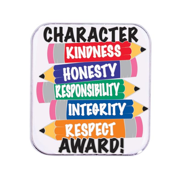 Pencil Character Traits Award Pin It S Elementary