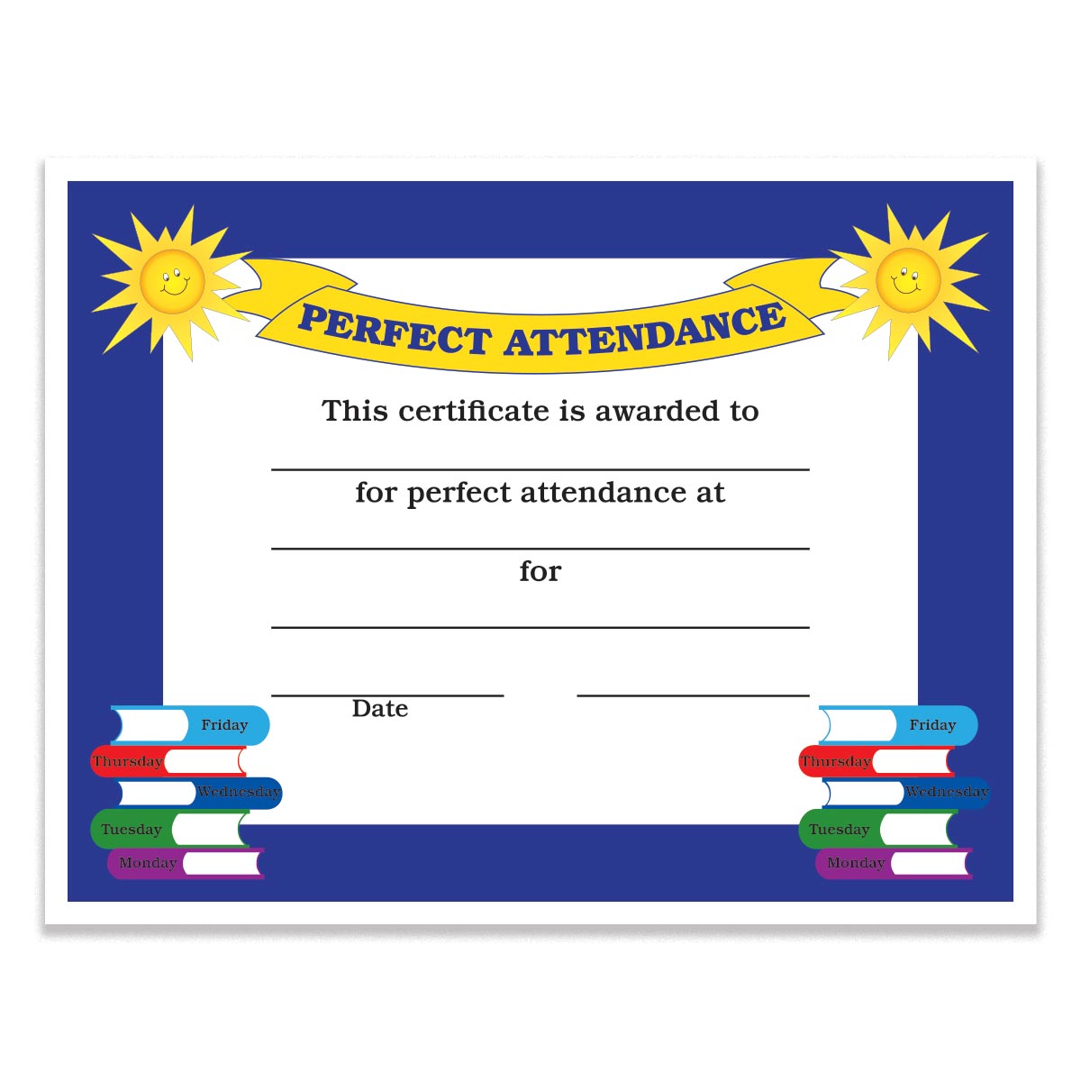 Perfect Attendance Certificate Pack | It's Elementary for Free Printable Perfect Attendance Award