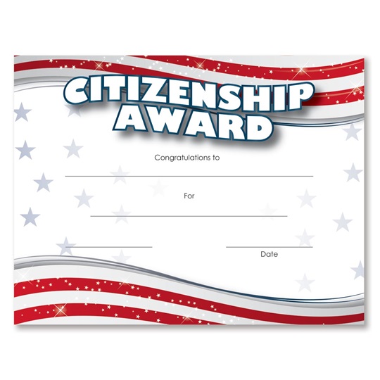 Stripes Citizenship Award Certificates Pack | It's Elementary