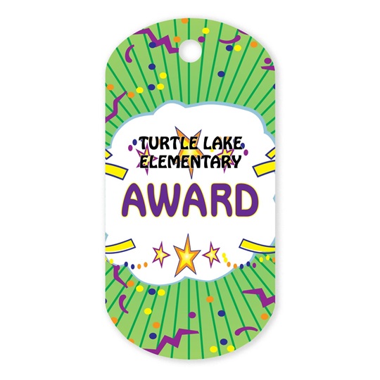 Custom plastic shop dog tags