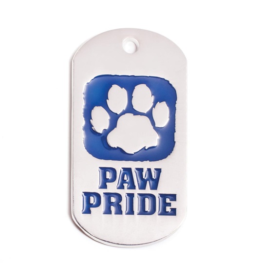 Paw Pride Colorful Dog Tag It s Elementary