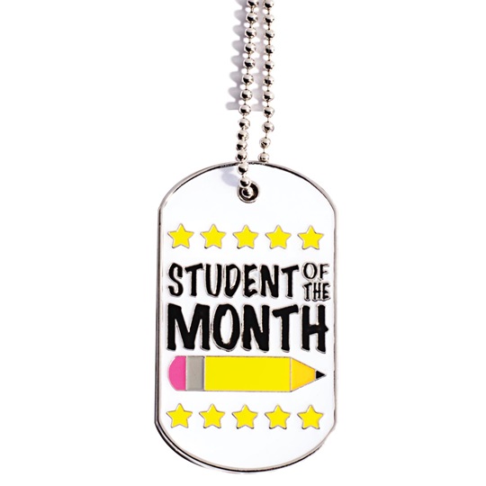 Enamel top dog tags