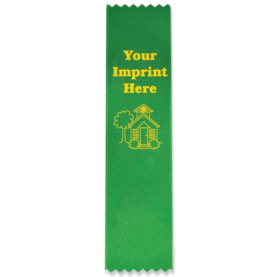 Custom Ribbon With Foil Imprint - 2