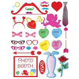 Valentine's Day Photo Prop Kit