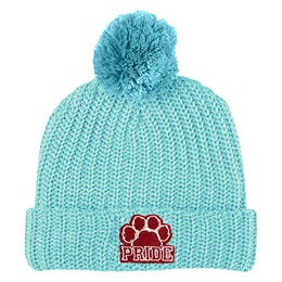 Grace Pom Beanie with Cuff