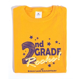 2nd Grade Rocks Custom Youth T-Shirt