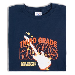3rd Grade Rocks Custom Youth T-Shirt