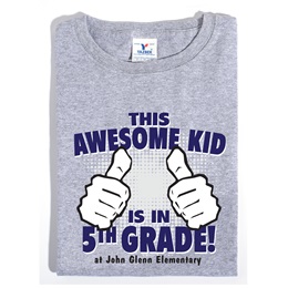 Awesome 5th Grade Custom T-Shirt