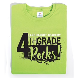 4th Grade Rocks Custom Youth T-Shirt