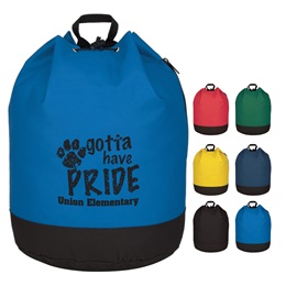 Bucket-Style Custom Drawstring Backpack
