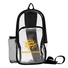 Clear Custom Sling Backpack