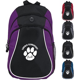 Premium Double Pocket Custom Backpack